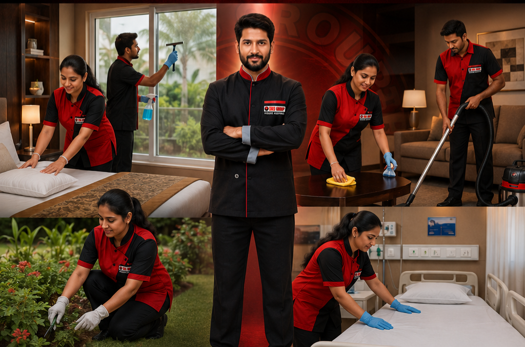 SRIS Group hotel cleaning team
