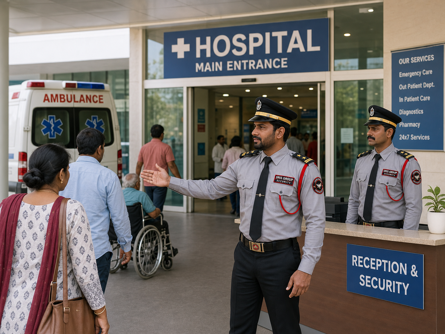 Hospital Security service by SRIS Group
